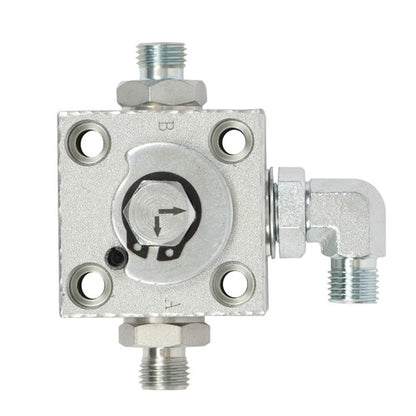 Solid Spare 2 Three Way Diverter Valves for 1-2 ton Chinese Mini Excavator w/ Quick Connects