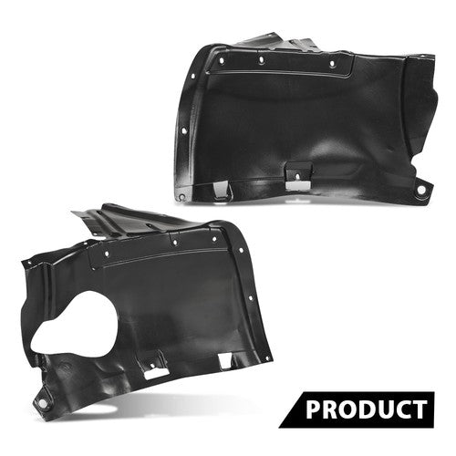 Solid Spare Fit For 06-08 Audi A3 Front Left+Right Front Section Fender Liner Splash Shield