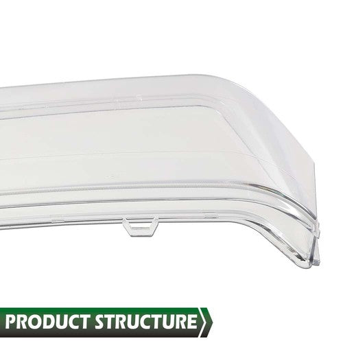 Solid Spare Headlight Replacement Lens Left+Right Fit For 04-12 Chevy Colorado GMC Canyon