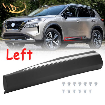 For 2021-2023 2024 Nissan Rogue Front Lower Door Trim Molding Chrome Left Driver