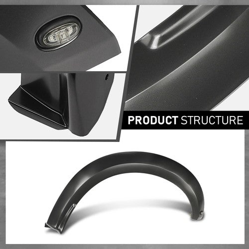 Solid Spare Front Right Fender Flare Wheel Trim Molding Fit For 2017-2020 Ford F-150 Raptor
