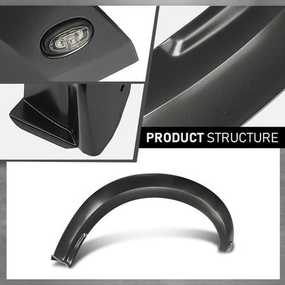 Solid Spare Front Right Fender Flare Wheel Trim Molding Fit For 2017-2020 Ford F-150 Raptor
