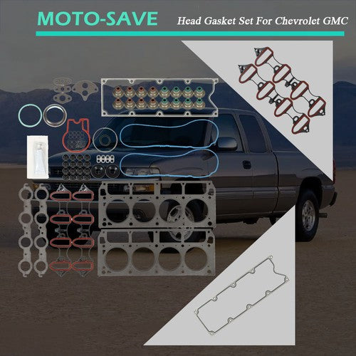 Solid Spare HS9292PT For Chevrolet GMC Buick Cadillac 1999-2001 4.8L 5.3L Head Gasket Set