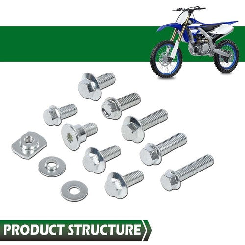 Solid Spare Fit For Yamaha YZ/YZF/WR YZ250 YZ250F YZ400 YZ400F YZ450 Bodywork Bolt Kit