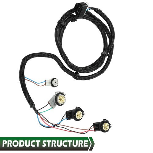 Solid Spare Fit For 03-07 Chevy Silverado GMC Sierra Tail Light Wiring Harness Right Side