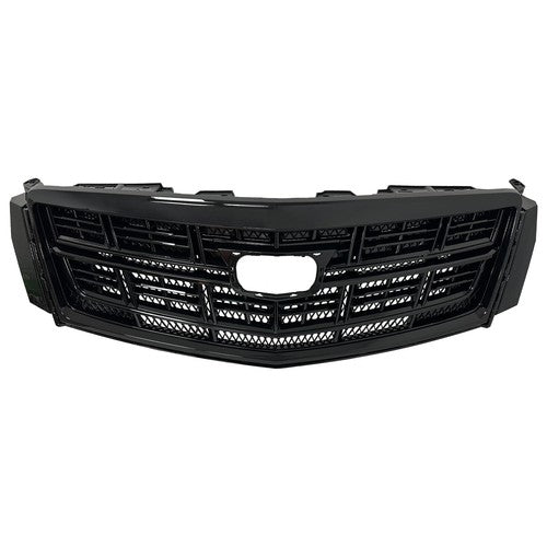 Fit 2013-2017 Cadillac XTS Front Bumper Black Upper Grille Lower Grill 2PCS