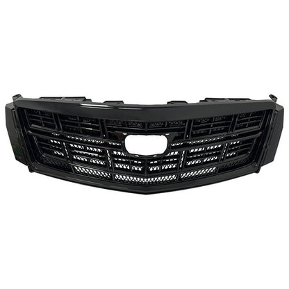 Fit 2013-2017 Cadillac XTS Front Bumper Black Upper Grille Lower Grill 2PCS