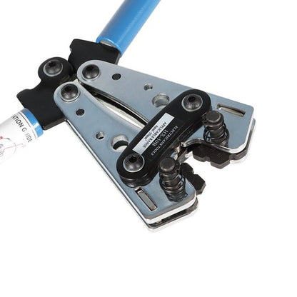 Solid Spare Battery Cable Lug Crimping Tool Wire Crimper For 10-0AWG with Cable Cutter
