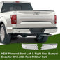 Solid Spare Fit For 2015-2020 Ford F150 Silver Left & Right Rear Bumper Ends FO1102383