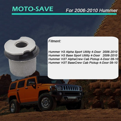 Solid Spare B2110 Premium Front Differential Axle Bushing For 06-10 Hummer H3 H3T 3.7/5.3L