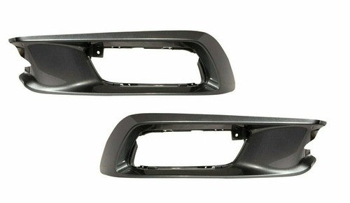 For 2012 Honda Civic Sedan LX EX EX-L Front Bumper Fog Light Cover Kit pair