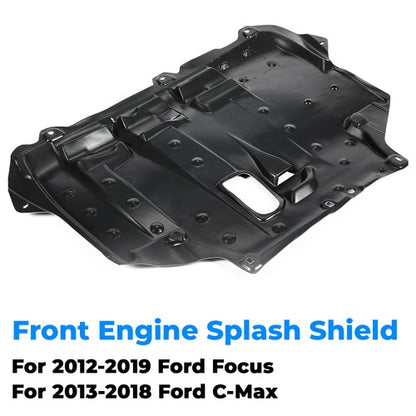 Solid Spare Engine Splash Shield For 12-18 Ford Focus 2.0L Engine Naturally Aspirated Center