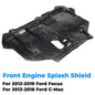 Solid Spare Engine Splash Shield For 12-18 Ford Focus 2.0L Engine Naturally Aspirated Center