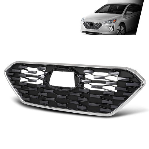 Solid Spare Front Bumper Upper Grille W/O Adaptive Cruise Fit For 2020-2022 Hyundai IONIQ