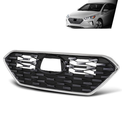 Solid Spare Front Bumper Upper Grille W/O Adaptive Cruise Fit For 2020-2022 Hyundai IONIQ