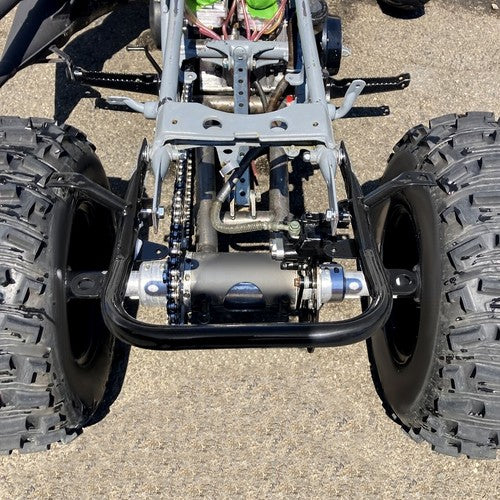 Solid Spare Black Steel Rear Bumper Grab Bar For 1987-2006 Yamaha Banshee 350 YFZ350