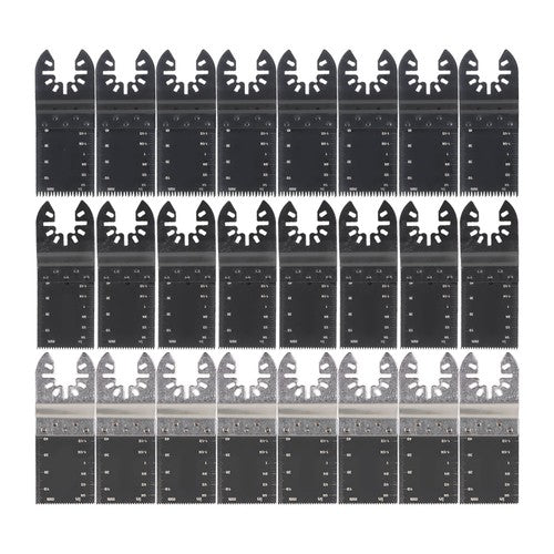 Solid Spare 48PCS Metal Wood Universal Oscillating Multitool Quick Release Saw Blades Kit