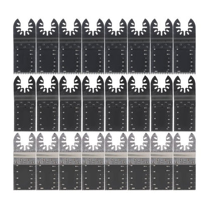 Solid Spare 48PCS Metal Wood Universal Oscillating Multitool Quick Release Saw Blades Kit