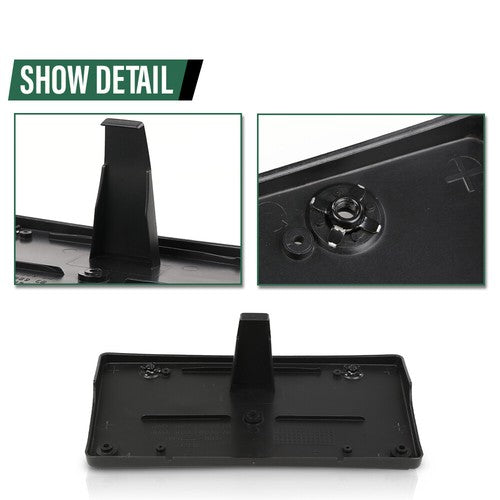 Solid Spare Front Bumper License Plate Mounting Bracket Fit For 10-16 Land Rover LR4