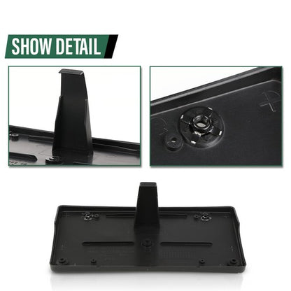 Solid Spare Front Bumper License Plate Mounting Bracket Fit For 10-16 Land Rover LR4