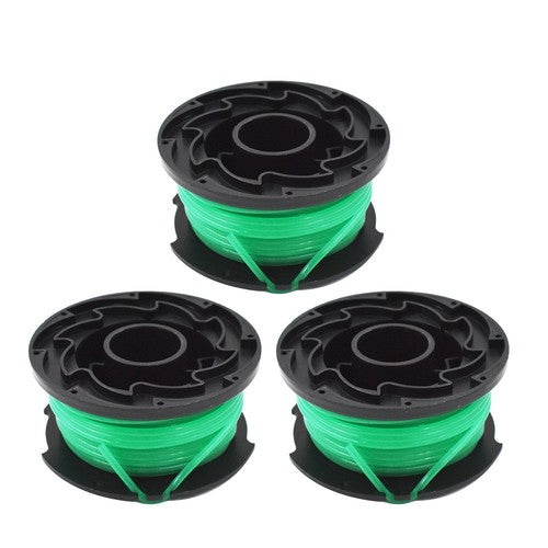 Solid Spare 3 PC SF-080 Auto Feed String Trimmer Spool Line Replacement for Black & Decker