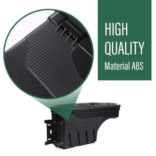 Solid Spare Fit For 2019-2021 Dodge Ram 1500 Left Driver Side Truck Bed Storage Tool Box