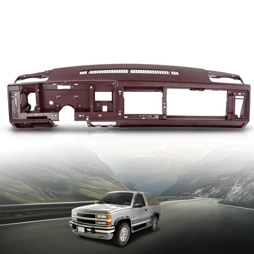 Solid Spare Fit For 1988-1994 Chevy GMC C/K Truck Suburban Blazer Dashboard Dash Core Red