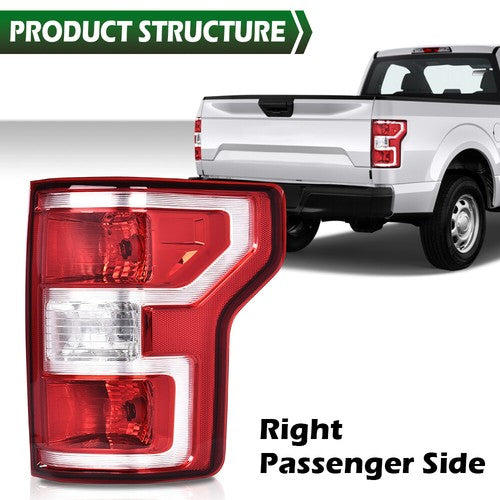 Solid Spare Fit For Ford F150 F-150 Pickup 2018-2020 Right Passenger Tail Light Rear Lamp