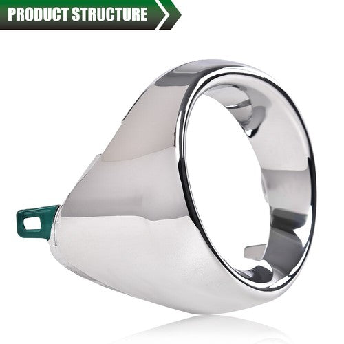 Solid Spare Front Bumper Fog Light Trim Left+Right Chrome Fit For 13-15 Lexus ES300h ES350