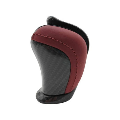 Fit 2009-2020 2021 Nissan GTR R35 Red Leather Carbon Fiber Shift Knob 3491080B0A