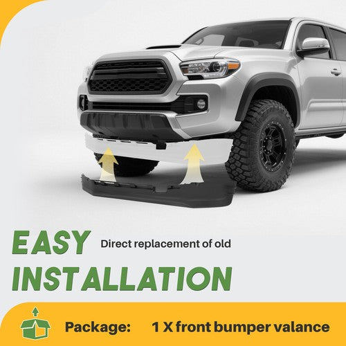 Solid Spare Front Valance Lower Spoiler Air Dam For Toyota Tacoma 2016-2023 #5385104070