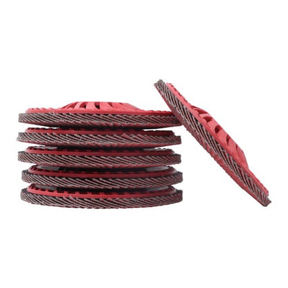 Solid Spare 10 PCS Type 29 Ceramic Grain Flap Sanding Discs 4-1/2" x 7/8" 80 Grits