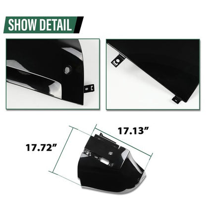 Solid Spare Fit For 20-24 Defender 110 Bumper Corner Side Skirt Fender Flare Body Kit