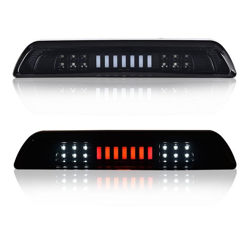 Solid Spare Fit For 2007-2018 Toyota Tundra Smoke/Black LED 3rd Third Brake Light Cargo Lamp