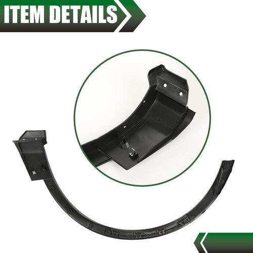 Solid Spare Fit For 11-15 Ford Explorer Front Fender Flare Wheel Arch Molding Left+Right