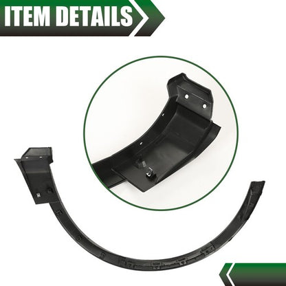 Solid Spare Fit For 11-15 Ford Explorer Front Fender Flare Wheel Arch Molding Left+Right