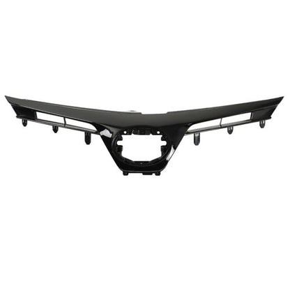 Solid Spare Painted Front Upper Grille Plastic Black NEW For Toyota Corolla SE XSE 2017-2019