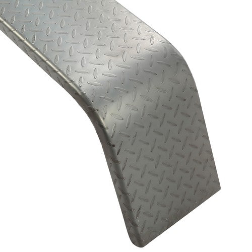 Solid Spare 2 PCS Steel Diamond Tread Plate Tandem Axle Trailer Fenders 10-1/4"x72-7/8"x13"