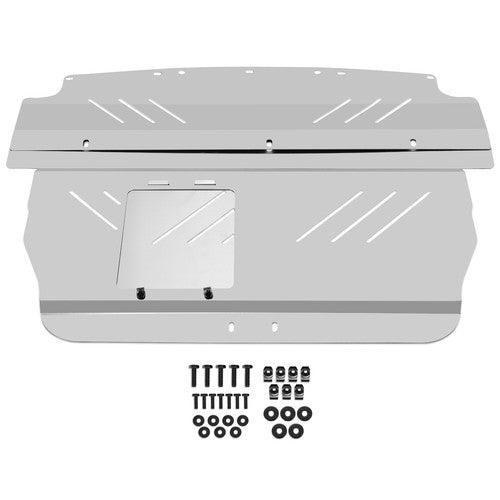 Solid Spare Aluminum Engine Splash Shield Under Tray Skid Plate for Subaru WRX STI 2004-2007