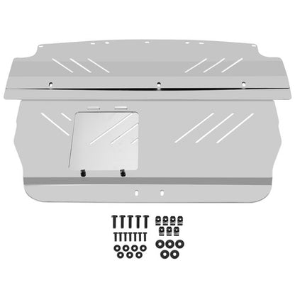 Solid Spare Aluminum Engine Splash Shield Under Tray Skid Plate for Subaru WRX STI 2004-2007