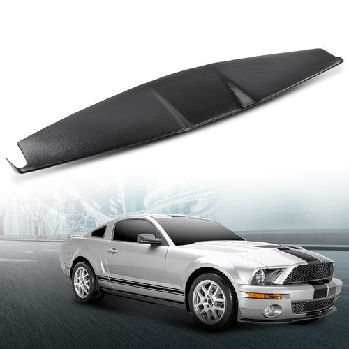 Solid Spare TPE Dashboard Dash Cover Overlay Black Fit For 2005-2009 Ford Mustang Base Model