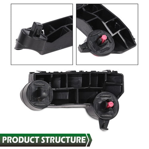 Solid Spare Fit For 2019-2021 Nissan Altima Front Bumper Brackets Retainers Left Right 2pc