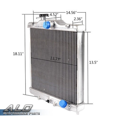 Solid Spare 3 Row 52mm Aluminum Radiator Fit For Honda Civic D15/ 16 EG / EK 1992-2000