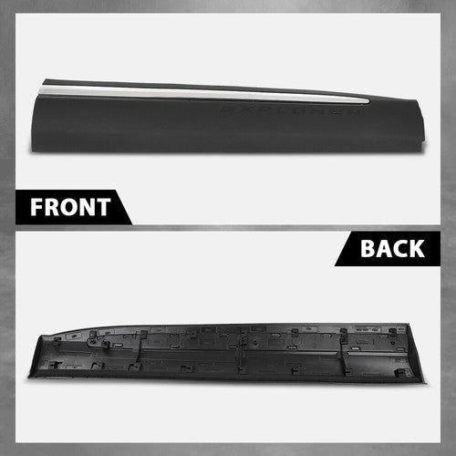 Solid Spare Front Door Lower Molding Chrome Trim Right Side Fit For 2020-2023 Ford Explorer
