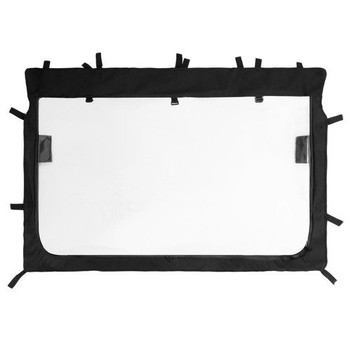 Solid Spare Soft Rear Window Shield For Yamaha Rhino 450/660 UTV CFMoto Uforce 800 #78637