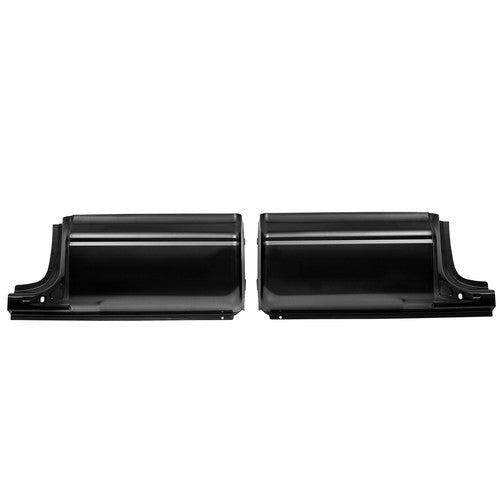 Solid Spare Left & Right Steel Cab Corners For 97-04 Dodge Dakota 2 door Extended / Club Cab