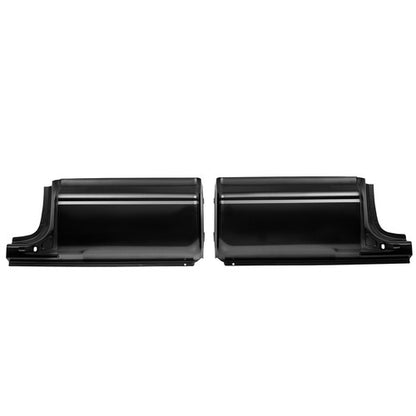 Solid Spare Left & Right Steel Cab Corners For 97-04 Dodge Dakota 2 door Extended / Club Cab
