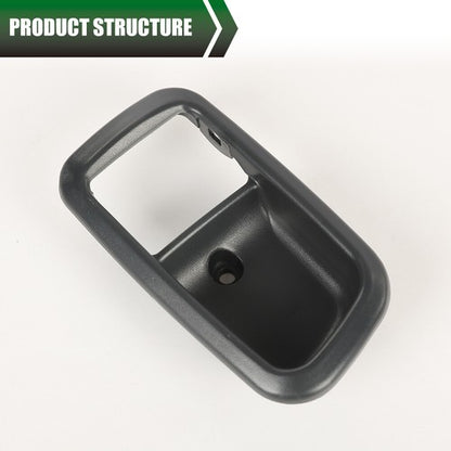 Solid Spare 2PCS Door Handle Trim Set Fit For 2000-2006 Toyota Tundra Front Gray Pair New
