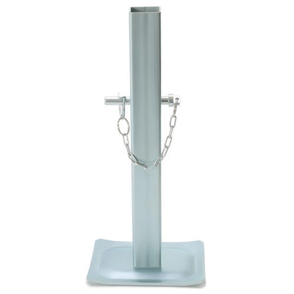 Solid Spare 8000lbs Jack Stand Drop Leg Foot Pad For Square Jacks W/ 2'' Tube Trailer Camper