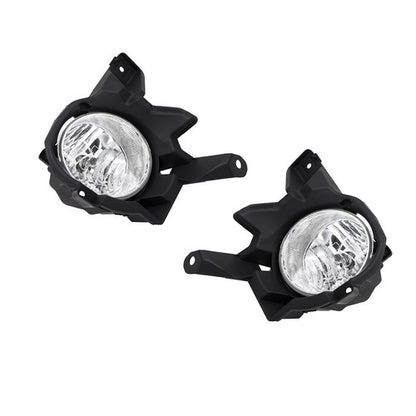 Fit 2013 2014 2015 Toyota RAV4 Pair Front Bumper Clear Halogen Fog Lights Lamps